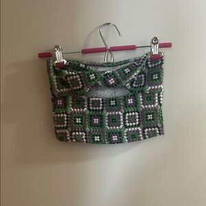 Crochet Patterned Tube Top